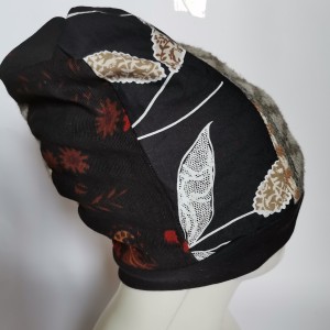 Czapka patchworkowa długa smerfetka