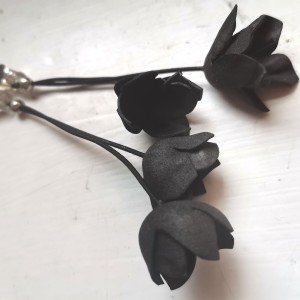 Klipsy kwiatowe lekkie