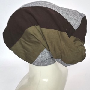 Czapka damska patchworkowa zero waste