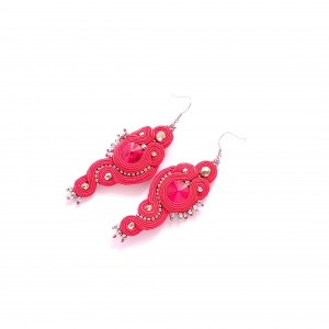 Czerwone kolczyki sutasz Lady in Red