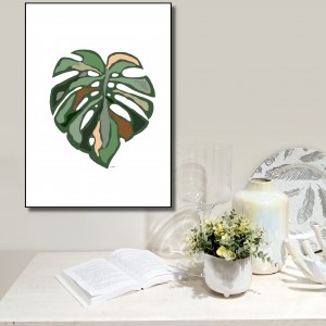 Monstera liść grafika autorska, plik cyfrowy do pobrania, wydrukuj jak chcesz