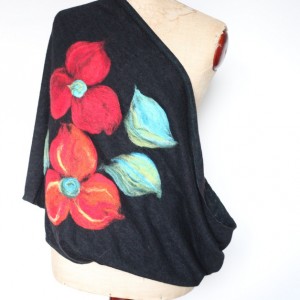 komin handmade filcowany zdejmij szpile załóż glany