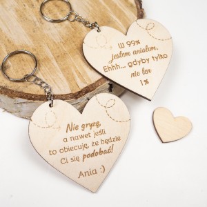 Brelok - serce, walentynki, dzień kobiet