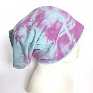 Czapka damska farbowana codzienna smerfetka