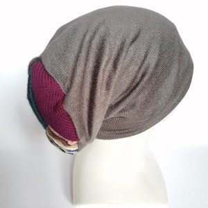 Czapka damska szara smerfetka