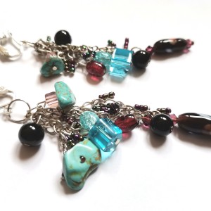 Klipsy etno boho folk