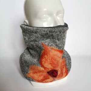 komin boho handmade kolorowy ciepły