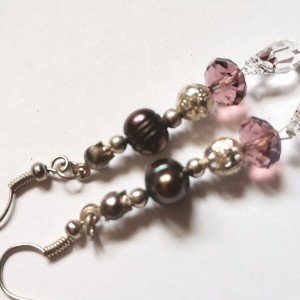 kolczyki wiszące etno boho