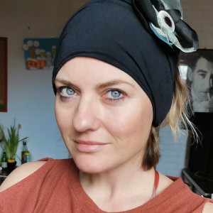 Opaska damska dzianinowa