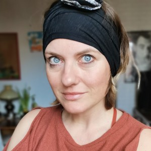 Opaska damska dzianinowa