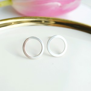 Kolczyki Małe Koła Srebro 925