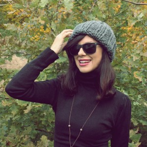 Szara czapka handmade Alpine Alpaca