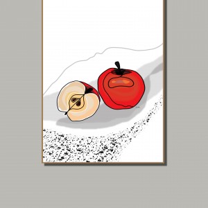 Czerwone jabłka- grafika, plik cyfrowy do pobrania, wydrukuj jak chcesz