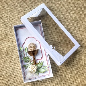 050,Komunia,Kartka na Komunię świętą z kielichem