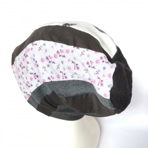 Czapka damska  patchworkowa