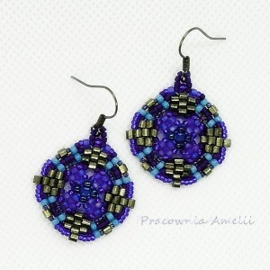 witrażyki niebieskie