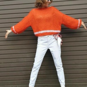 Sweter PRIMAVERA w kolorze orange