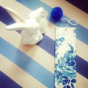 Zakładka do książki Blue flowers