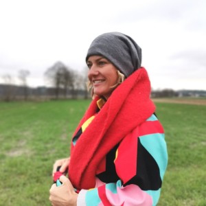 Czapka damska męska szara   wiosenna