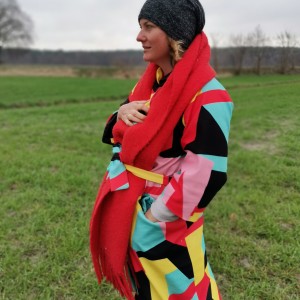 Czapka grafitowa damska