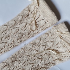 mitenki ażurowe vintage