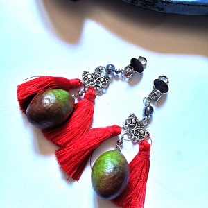 Klipsy etno boho orient mango