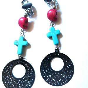 Klipsy etno boho orient