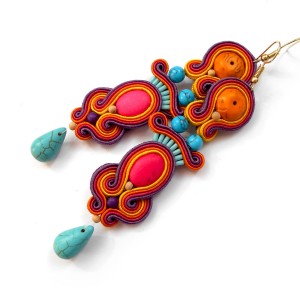 kolczyki sutasz howlitowe