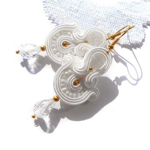 kolczyki sutasz ślubne biżuteria ślubna