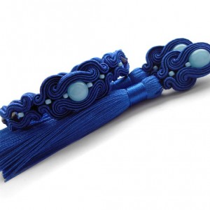 komplet sutasz z chwostem chaber błękit