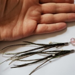 Klipsy etno boho piora