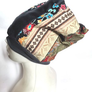 Czapka wiosenna patchworkowa