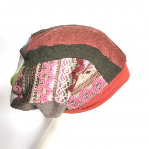 Czapka wiosenna patchworkowa