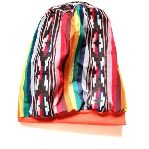 Czapka wiosenna tęczowa