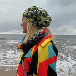 Czapka wiosenna kolorowa