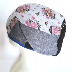 Czapka damska na podszewce wiosenna