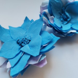 Klipsy kwiatowe lekkie