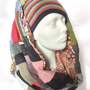 Komplet patchworkowy kolorowy