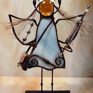 Aniołek witrażowy 3D  pielęgniarka