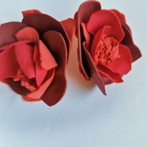 Klipsy kwiatowe lekkie