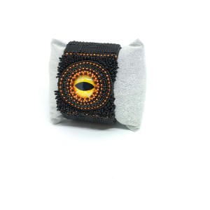 Czarna bransoletka z okiem