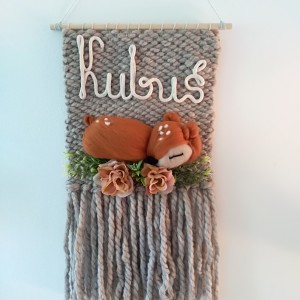 Makatka z sarenką i imieniem