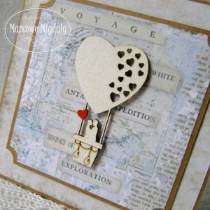 Kartka ślubna dla podróżników