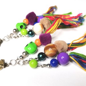 Klipsy lekkie chwosty czaszka