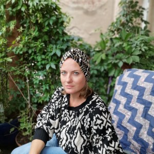 Turban uniwersalny dzianinowy