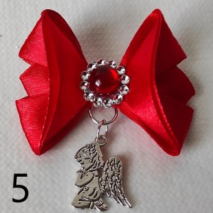 Czerwona Kokardka na Szczęście do Wózka