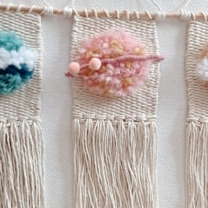 Makatka makrama planeta kosmos zawieszka