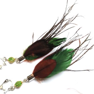 Kolczyki piora  lekkie