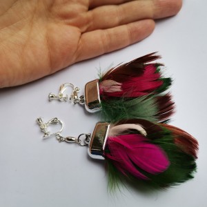 Kolczyki piora  lekkie