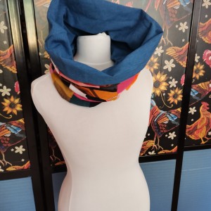 Komin patchworkowy kolorowy